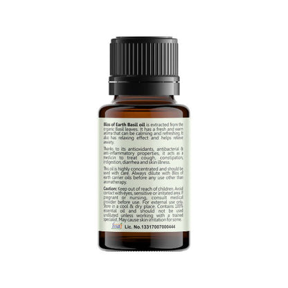 Bliss of Earth Premium Indian Essential Oil Organic Basil