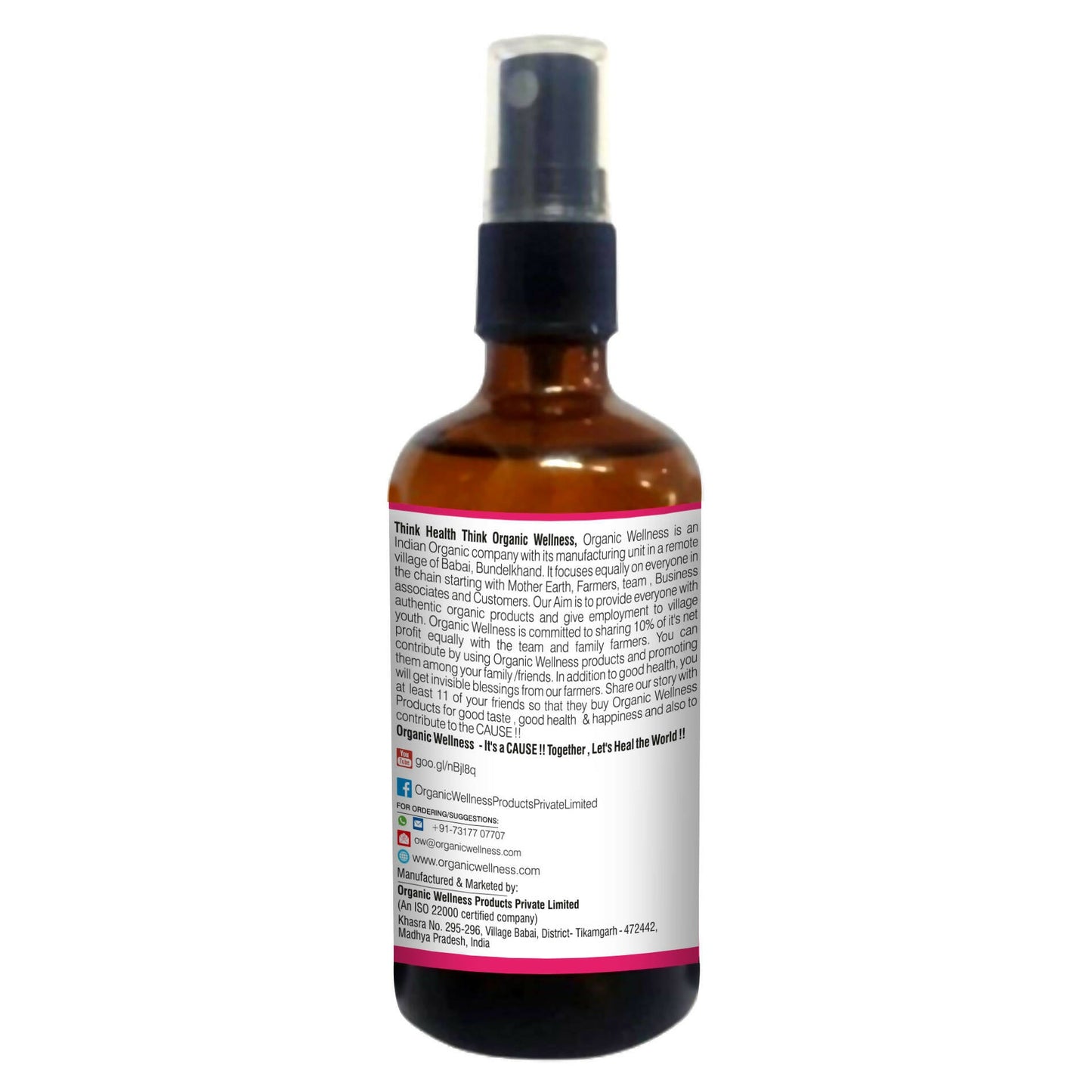 Organic Wellness Rose Water Gentle Cleanser