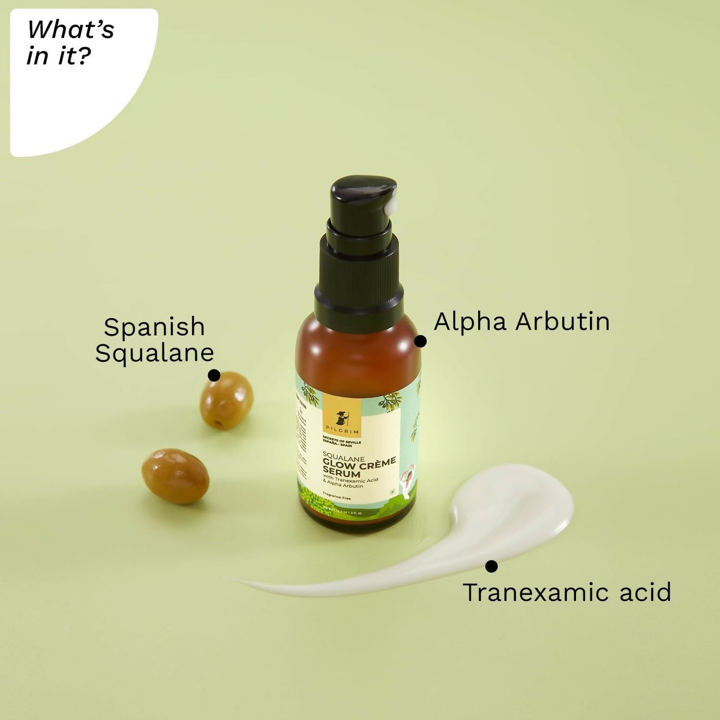 Pilgrim Spanish 4% Niacinamide & 1% Alpha arbutin Glow Cr??me Face Serum For Glowing Skin