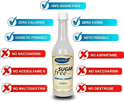 Newtrition Plus Sugar Free Lemon Syrup