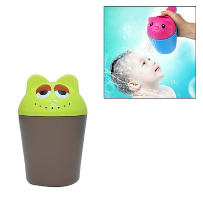 Safe-O-Kid Hair washing Mug cum Rinse mug for kids- Brown & Green