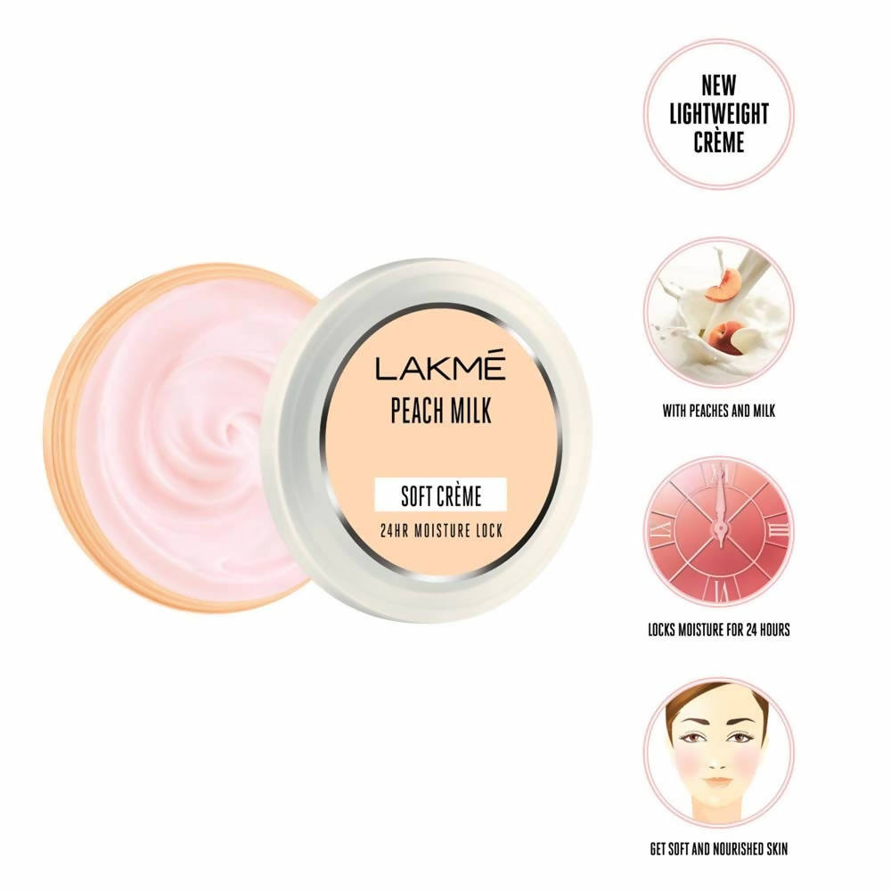 Lakme Peach Milk Soft Creme 24Hr Moisture Lock