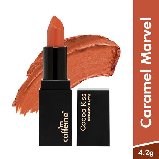 mCaffeine Cocoa Kiss Creamy Matte Lipstick - Caramel Marvel
