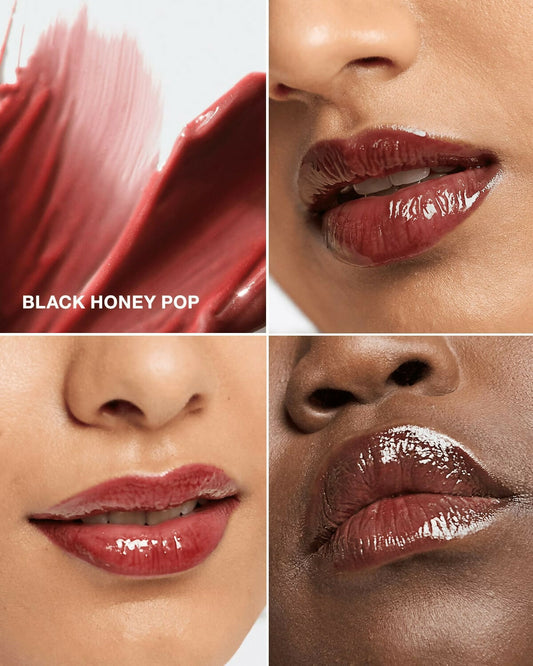 Clinique Pop Plush Creamy Lip Gloss (Black Honey Pop)