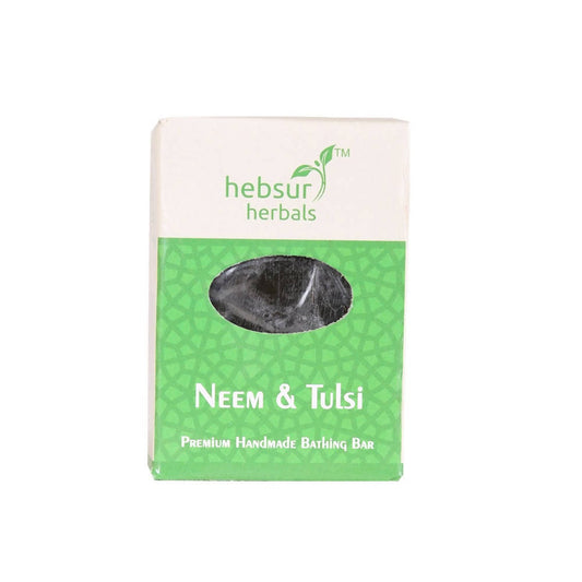 Hebsur Herbals Neem and Tulsi Soap - BUDNE