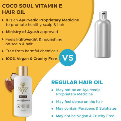 Coco Soul Extra Virgin Coconut Hair Oil