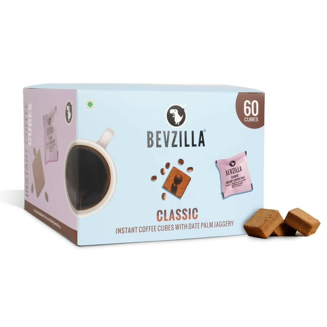 Bevzilla Instant Coffee Cubes Pack with Organic Date Palm Jaggery - Classic - BUDNE