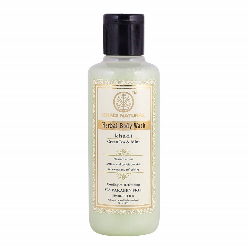 Khadi Natural Green Tea & Mint Herbal Body wash