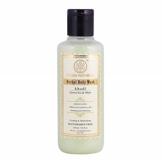 Khadi Natural Green Tea & Mint Herbal Body wash