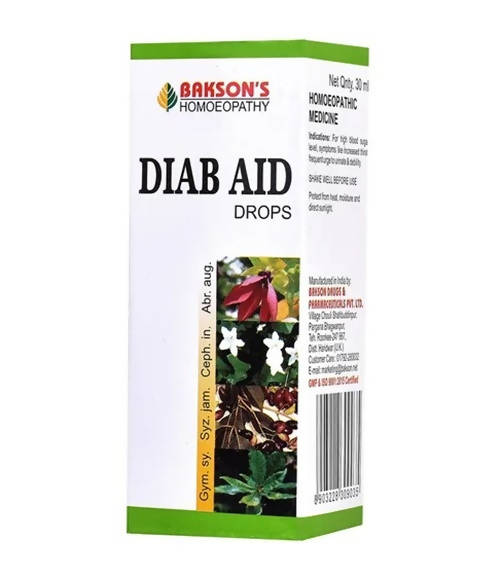 Bakson's Homeopathy Diab Aid Drops