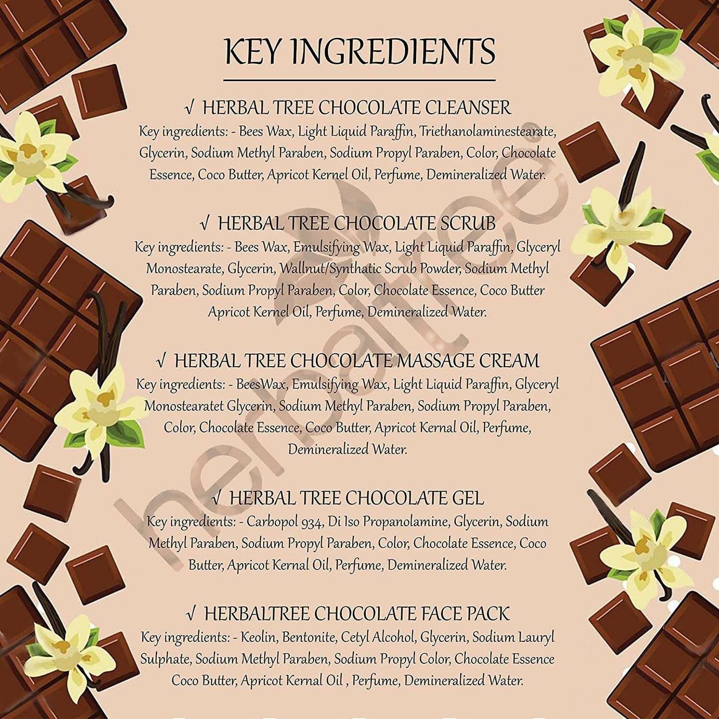 Herbal Tree Chocolate Facial Kit