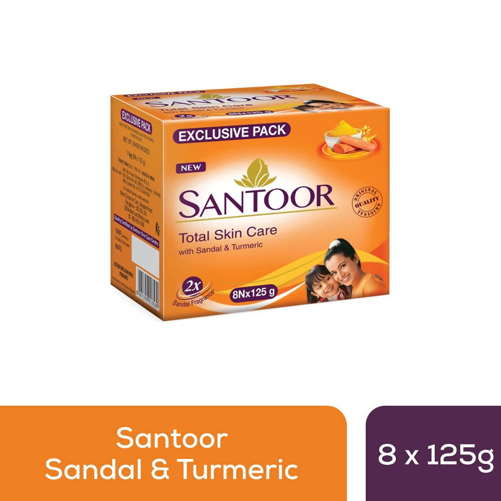 Santoor Sandal & Turmeric Soap