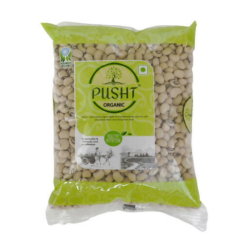 Pusht Organic White Lobia Beans (Cow-Peas) -  USA, Australia, Canada 