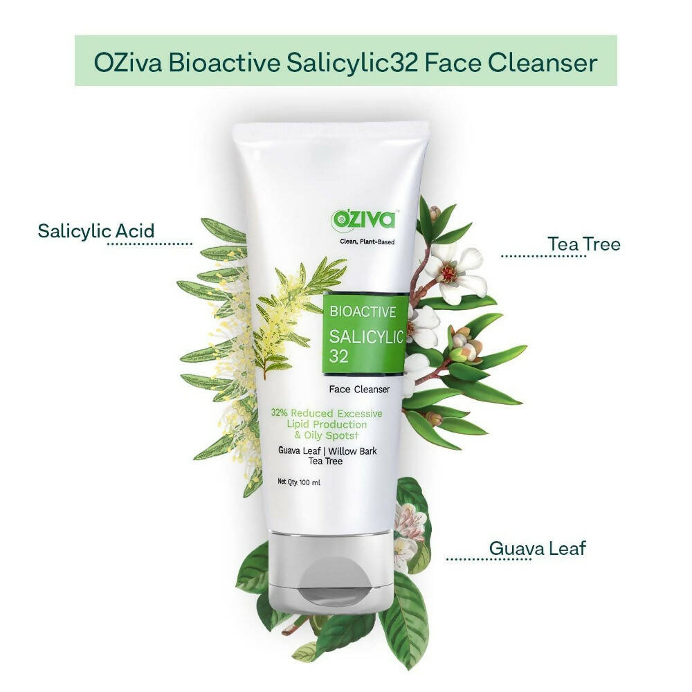 OZiva Bioactive Salicylic 32 Face Cleanser