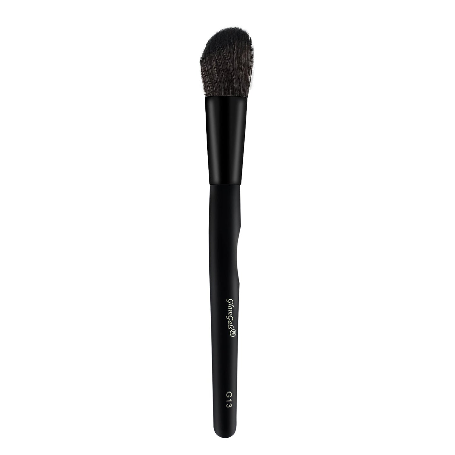 Glamgals Hollywood-U.S.A Black Large Angled Cotouring Brush - BUDNE