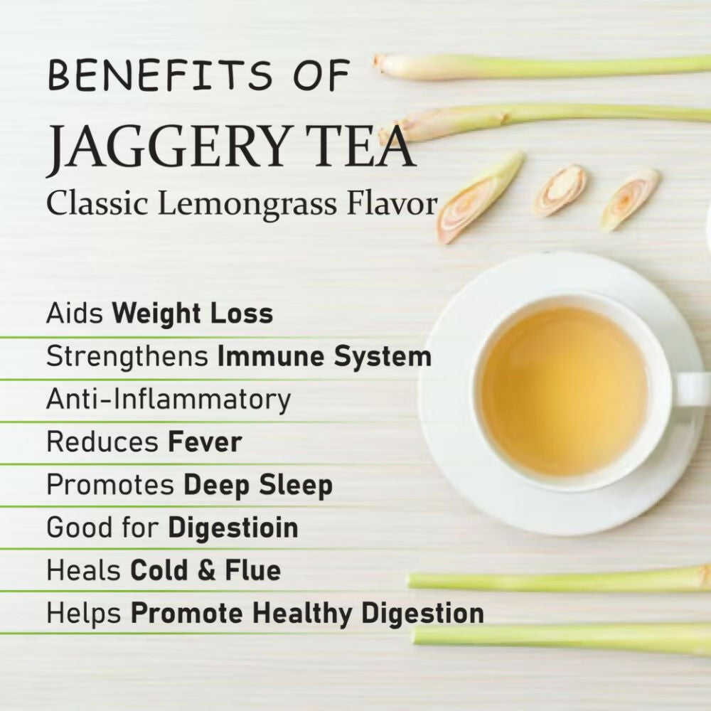 Naivedyam Classic Lemongrass Flavour Jaggery Tea