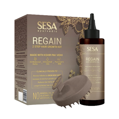 Sesa Ayurvedic Regain 2 Step Hair Growth Kit - Distacart