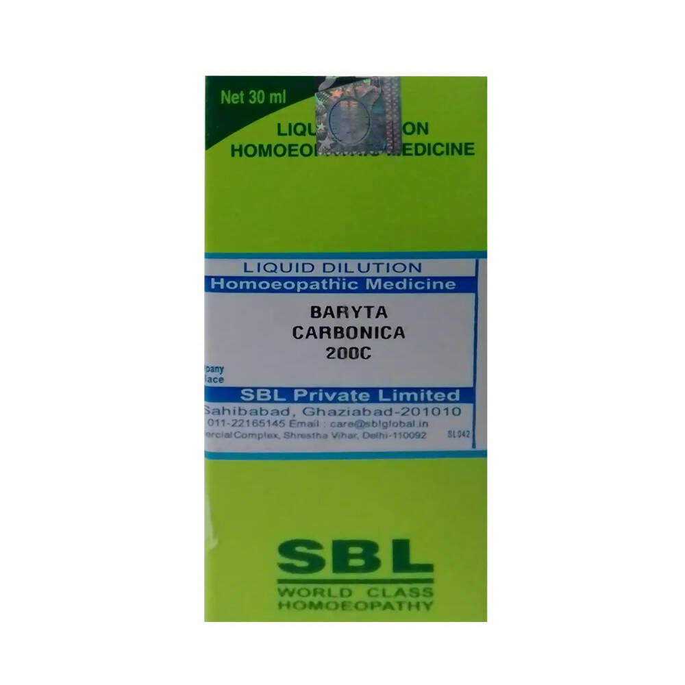 SBL Homeopathy Baryta Carbonica Dilution - BUDEN