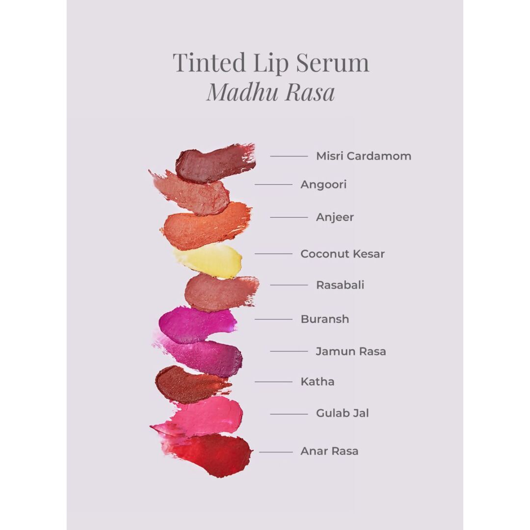 Forest Essentials Tinted Lip Serum Madhu Rasa Buransh