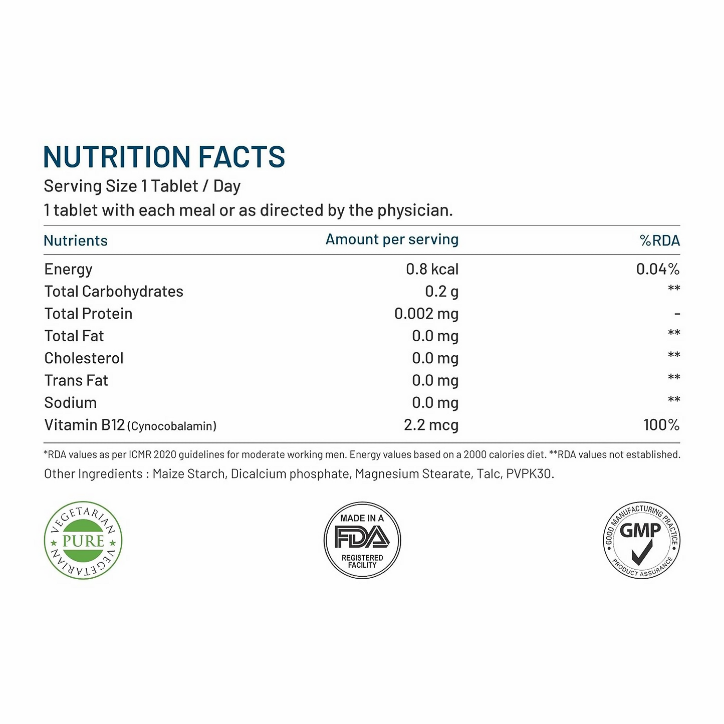 Bliss Welness Vitamin B12 Tablets