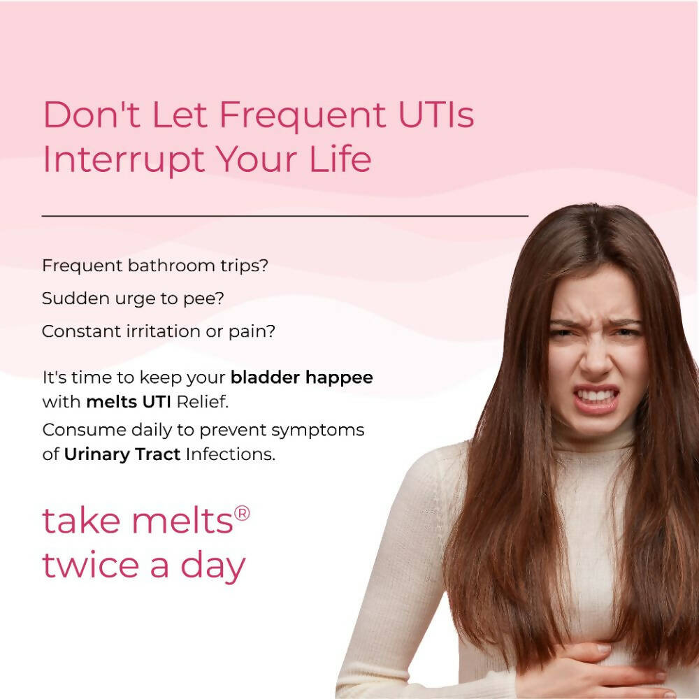 Wellbeing Nutrition Melts UTI Relief Oral Strips-Cranberry Fusion Flavor