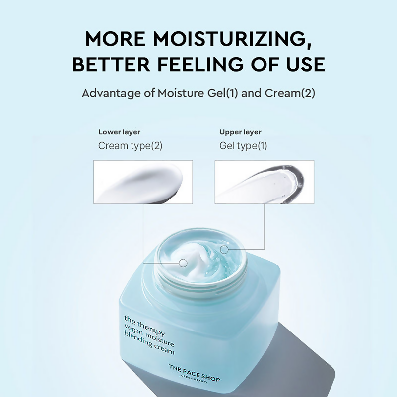 The Face Shop The Therapy Vegan Moisture Blending Cream