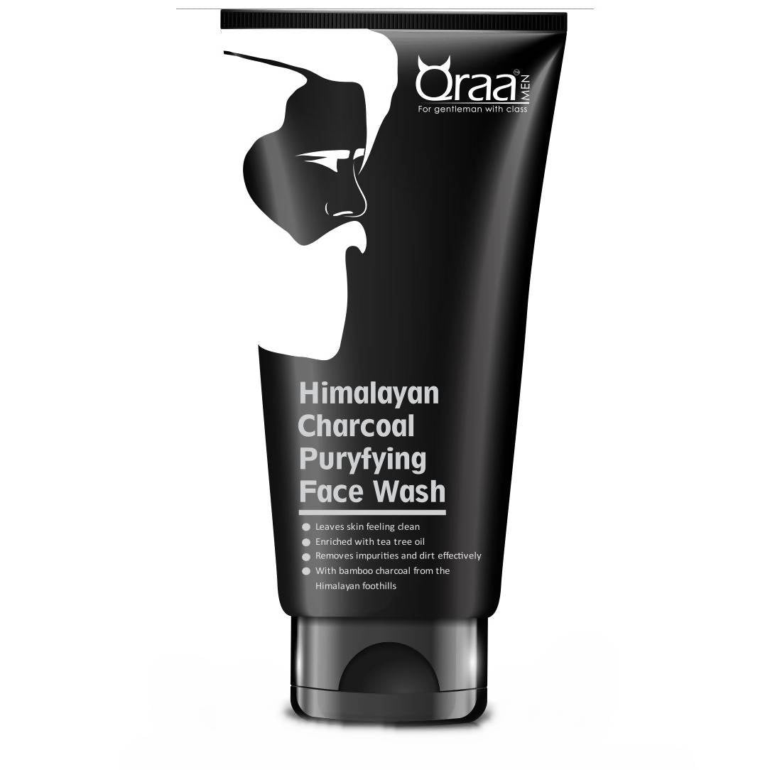 Qraa Men Himalayan Charcoal Purifying Face Wash