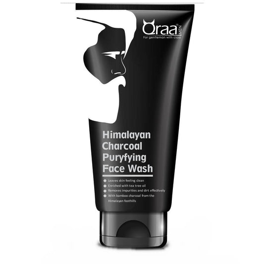 Qraa Men Himalayan Charcoal Purifying Face Wash - 100GM