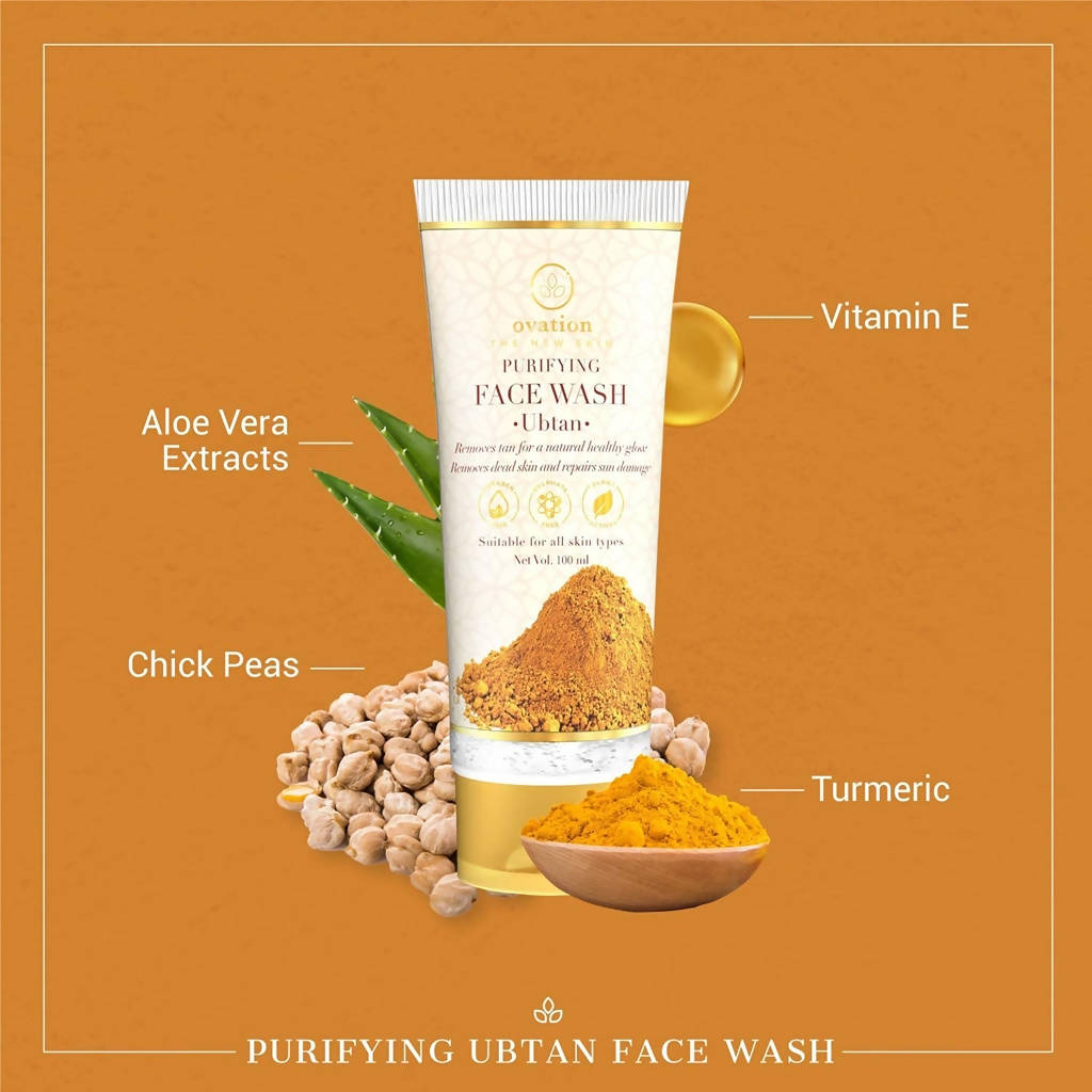 Ovation Ubtan Purifying Face Wash