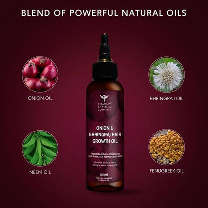 Bombay Shaving Company Onion & Bhringraj Hair Growth Oil