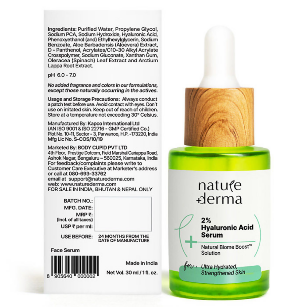 Nature Derma 2% Hyaluronic Acid Serum