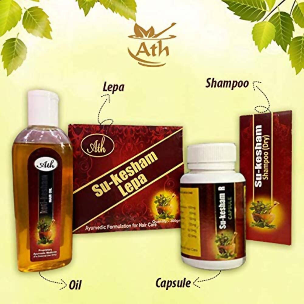 Ath Ayurdhamah Su-kesham Hair Care Kit