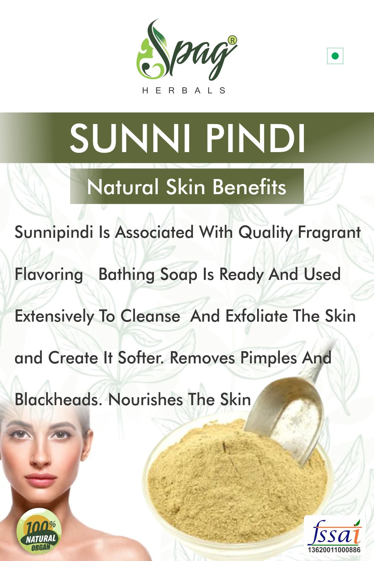 Spag Herbals Premium Sunni Pindi Powder