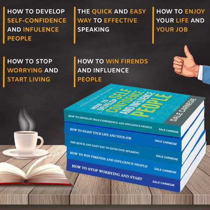 The Best Books of Dale Garnegie (Set of 5) - How To Enjoy Your, Develop Self Confidence, Influence People and Many More