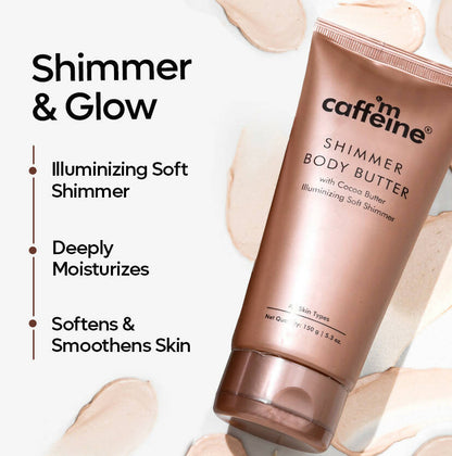 mCaffeine Shimmer Body Butter with Cocoa Butter
