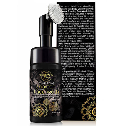 Body Cupid Clarifying Charcoal Foaming Face Wash