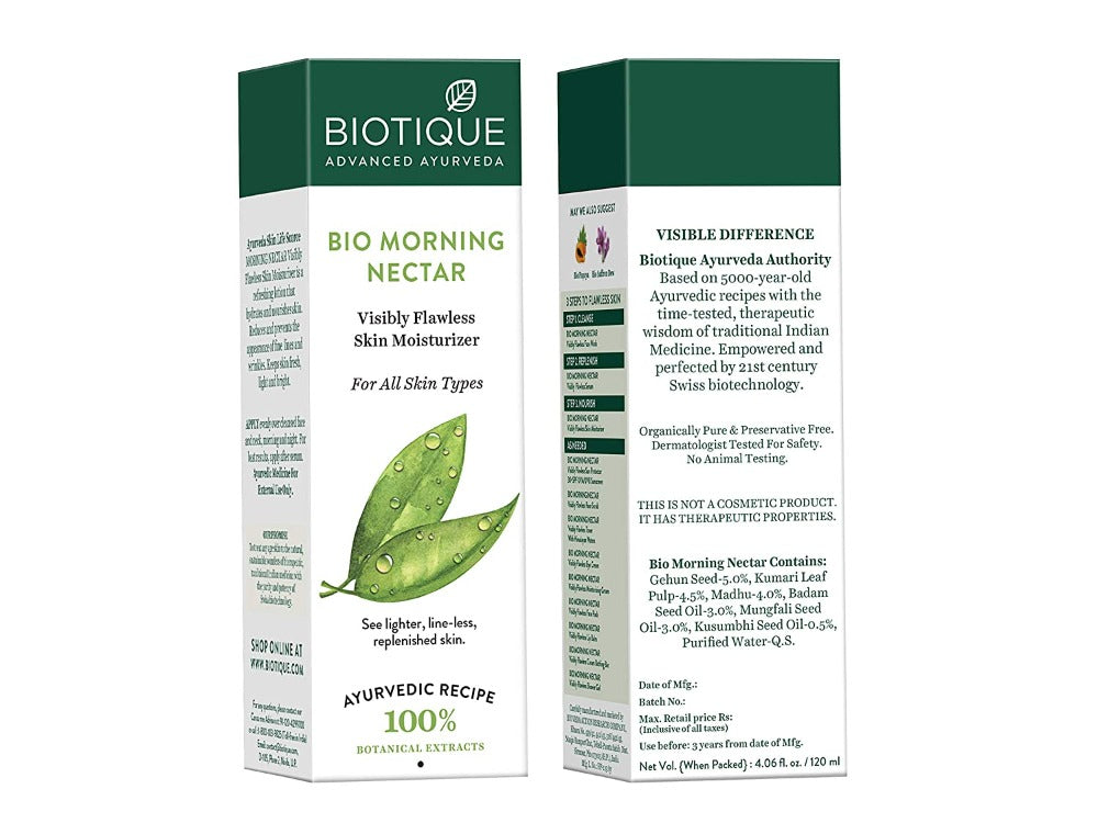 Biotique Bio Morning Nectar Visibly Flawless Skin Moisturizer