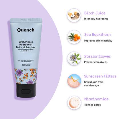 Quench Botanics Birch Please Hydro Fresh Daily Moisturizer