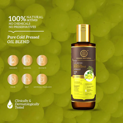 Khadi Natural Amla & Bhringraj Hair Oil