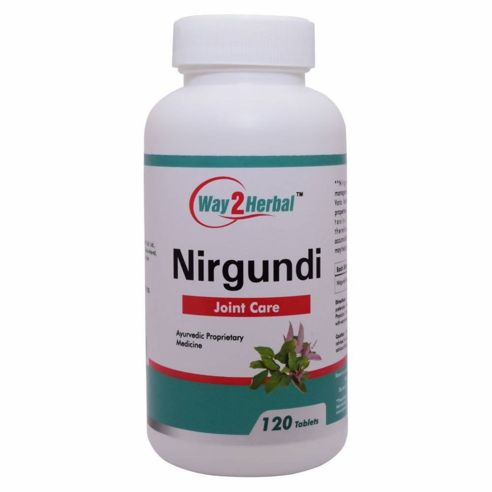 Way2herbal Nirgundi Joint Care Tablets