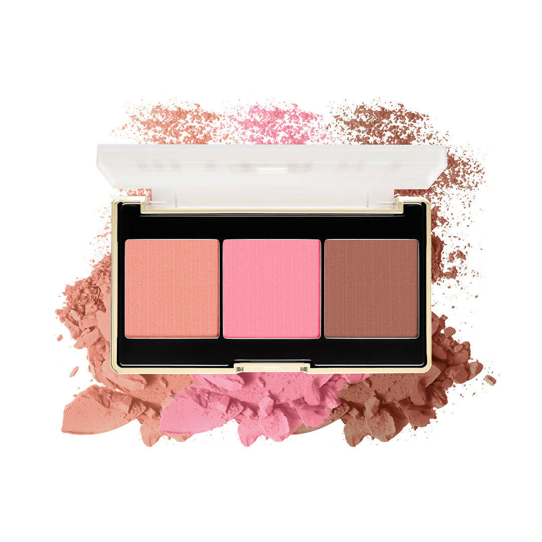 Milani Cheek Kiss Powder Blush Palette - Golden Hour Glow - BUDEN