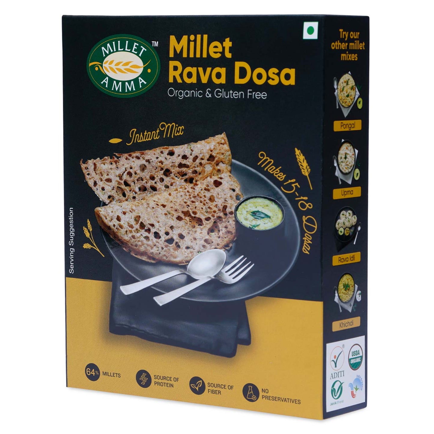 Millet Amma Millet Rava Dosa Mix