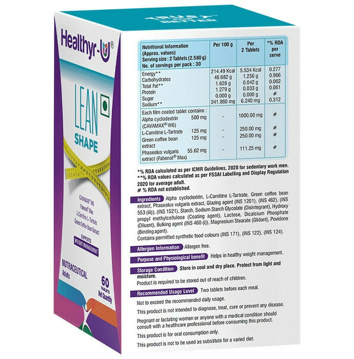 Healthyr-U Lean Shape Tablets