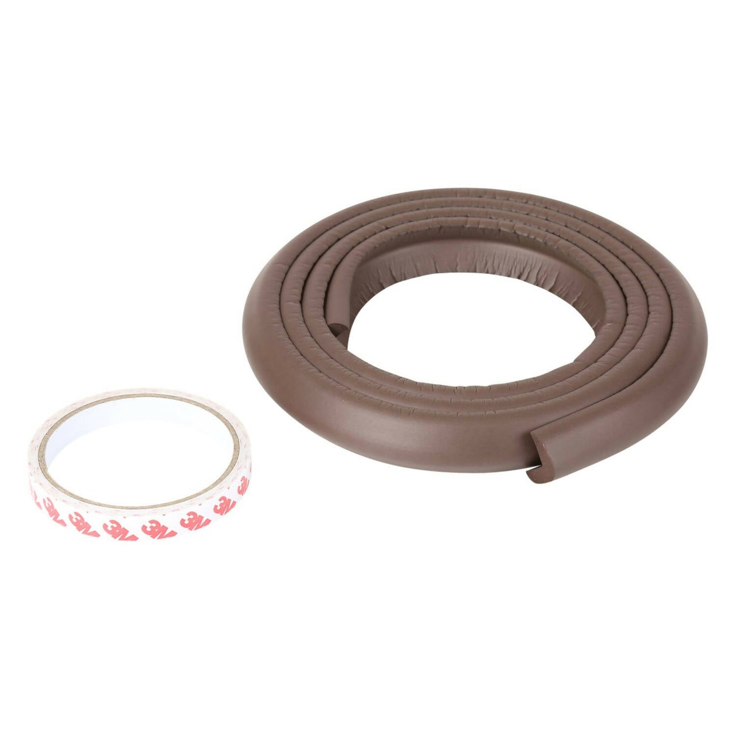 Safe-O-Kid Unique High Density L-Shaped 2 Mtr Long Medium Edge Guard Strips -L.Brown