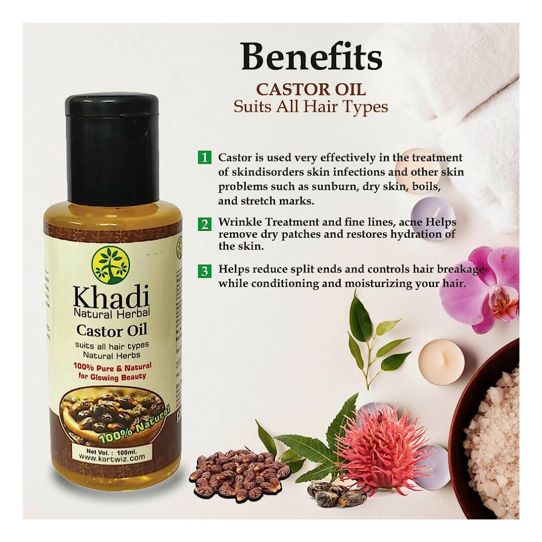 Khadi Natural Herbal Castor Oil