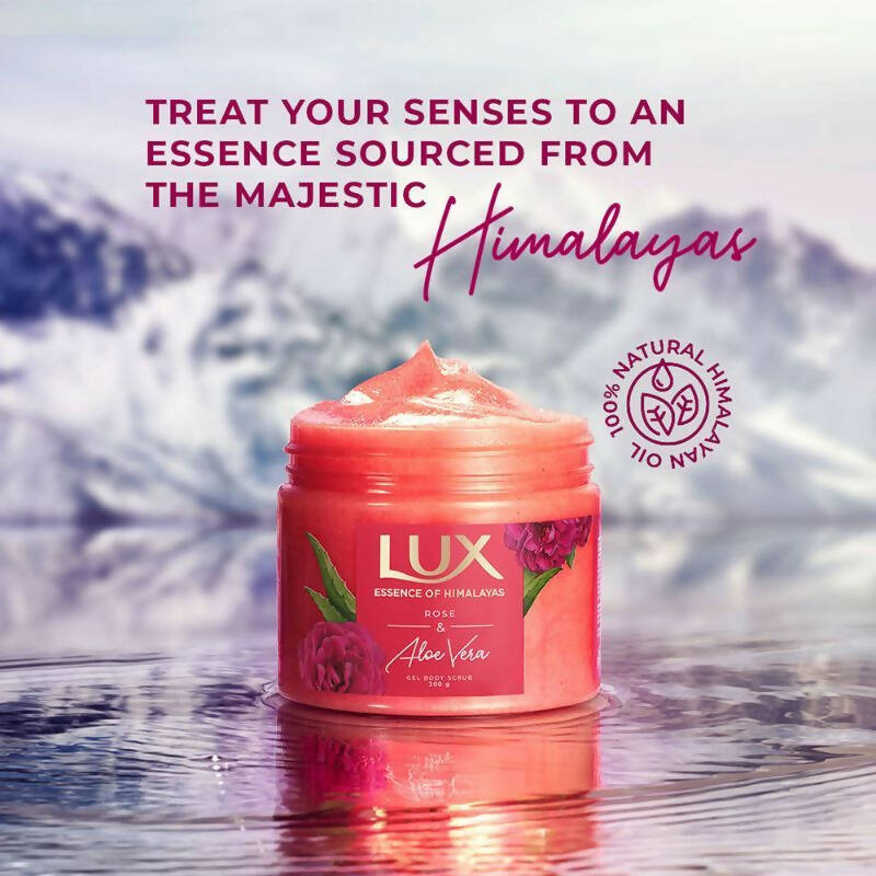 Lux Essence Of Himalayas Rose & Aloe Vera Gel Body Scrub