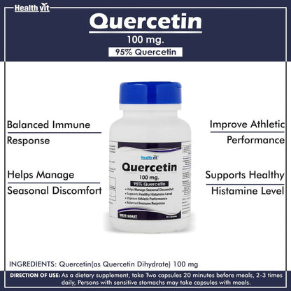 Healthvit Quercetin 100mg Capsules