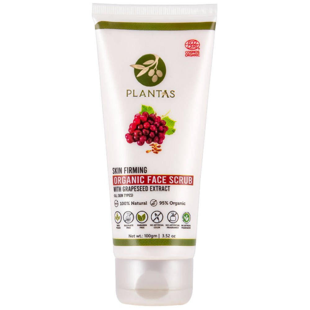 Plantas Skin Firming Organic Face Scrub - BUDNE