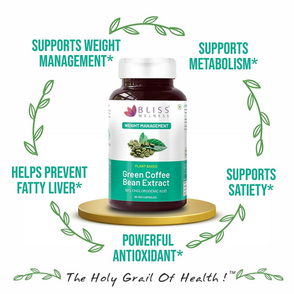 Bliss Welness Green Coffee Bean Extract Capsules