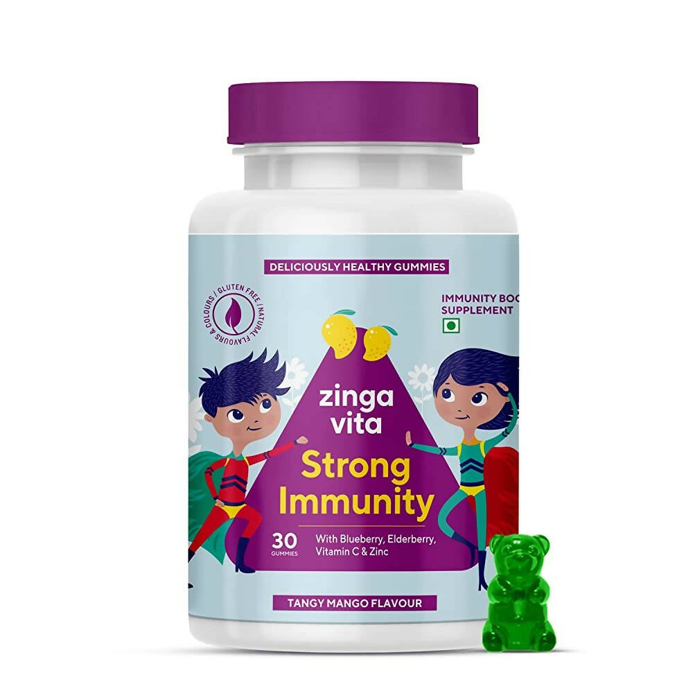 Zingavita Strong Immunity Gummies (Tangy Mango Flavor) - BUDEN